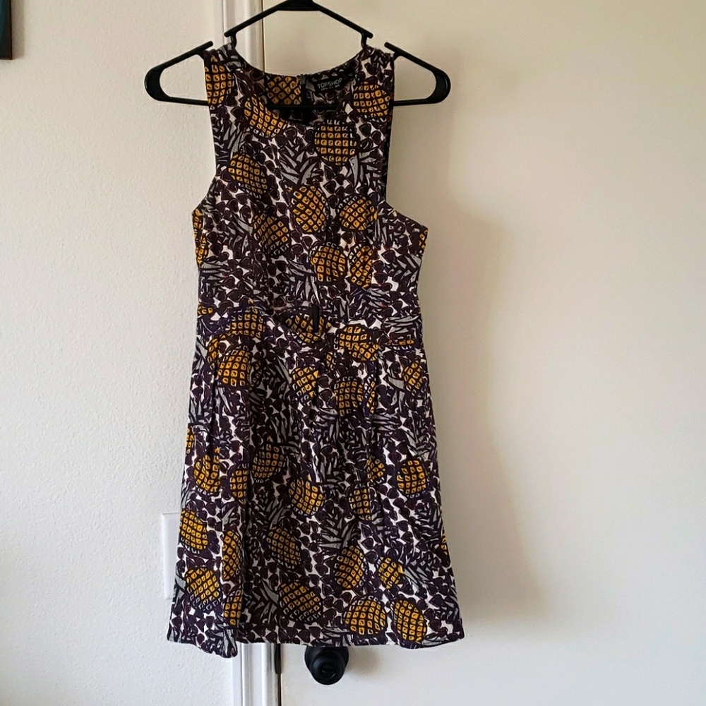 Pineapple Print Dress